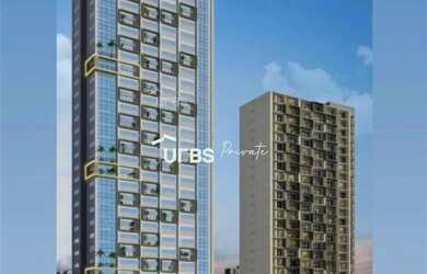 Imagem: O studio possui 1 Dormitório, 1 Banheiro, 1 Vaga na garagem