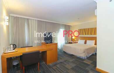 Imagem: O studio possui 1 Dormitório, 1 Banheiro, 1 Vaga na garagem