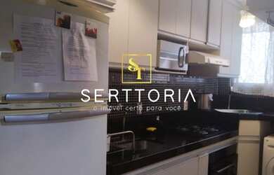 Imagem: O apartamento possui 2 Dormitórios, 1 Banheiro, 1 Vaga na garagem