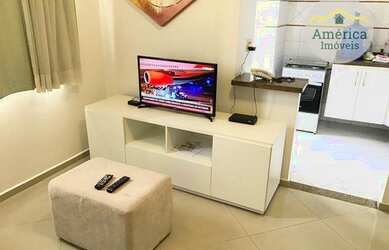 Imagem: O apartamento possui 2 Dormitórios, 1 Banheiro, 1 Vaga na garagem