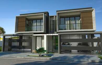 Imagem: A casa possui 2 Dormitórios, 2 Banheiros, 2 Vagas na garagem