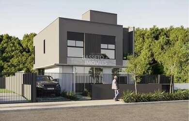 Imagem: A casa possui 4 Dormitórios, 4 Banheiros, 2 Vagas na garagem