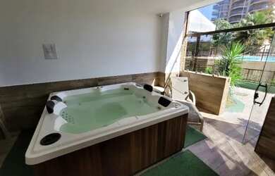 Imagem 10: Taxas incluídas!Apart, 1 QT, 1 VG, mobiliado, no melhor da Barra da Tijuca, Av Lucio Costa