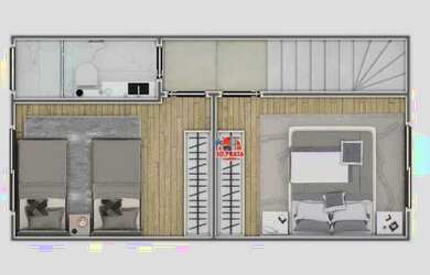 Imagem 6: Casa com 2 dormitórios à venda, 51 m² por R$ 280.000 - Vila Guilhermina - Praia Grande/SP