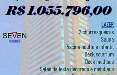 Imagem: O apartamento possui 3 Dormitórios, 4 Banheiros, 2 Vagas na