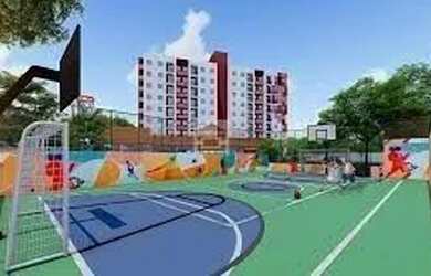 Imagem: O apartamento possui 2 Dormitórios, 1 Banheiro, 1 Vaga na garagem