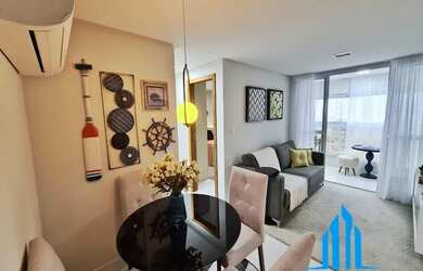 Imagem: O apartamento possui 2 Dormitórios, 1 Banheiro, 1 Vaga na garagem