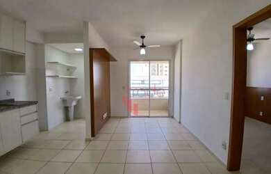 Imagem: O apartamento possui 1 Dormitório, 2 Banheiros, 1 Vaga na garagem