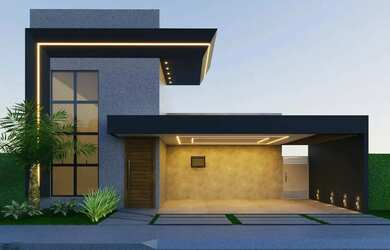 Imagem: A casa em condomínio possui 3 Dormitórios, 2 Banheiros, 4