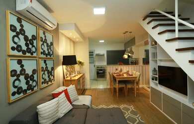 Imagem: A casa em condomínio possui 2 Dormitórios, 1 Banheiro, 1 Vaga