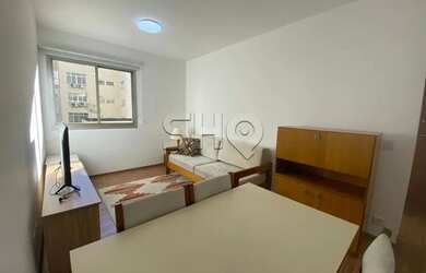 Imagem: O apartamento possui 1 Dormitório, 1 Banheiro, 1 Vaga na garagem