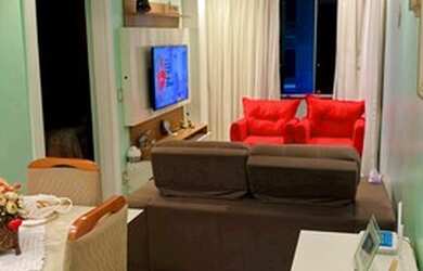 Imagem: O apartamento possui 2 Dormitórios, 1 Banheiro, 1 Vaga na garagem