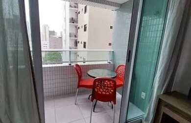 Imagem: O studio possui 1 Dormitório, 1 Banheiro, 30m² de Área e