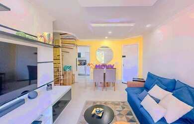 Imagem: O apartamento na cobertura possui 2 Dormitórios, 3 Banheiros