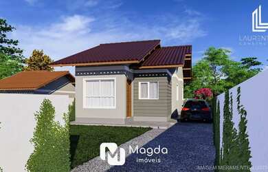 Imagem: A casa possui 2 Dormitórios, 1 Banheiro, 1 Vaga na garagem