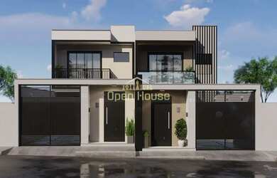 Imagem: A casa possui 4 Dormitórios, 4 Banheiros, 2 Vagas na garagem