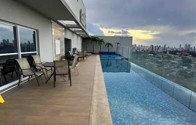 Imagem: O studio possui 1 Dormitório, 1 Banheiro, 1 Vaga na garagem