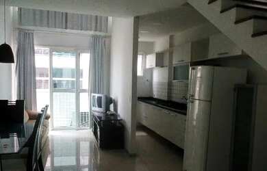 Imagem: O apartamento possui 1 Dormitório, 2 Banheiros, 1 Vaga na garagem