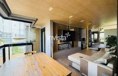 Imagem: O apartamento possui 1 Dormitório, 2 Banheiros, 1 Vaga na garagem