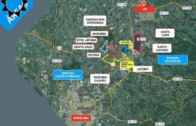 Imagem: O terreno possui 64.521m² de Área e está localizado em Vila