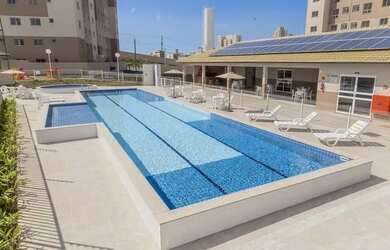 Imagem: O apartamento possui 2 Dormitórios, 1 Banheiro, 1 Vaga na garagem