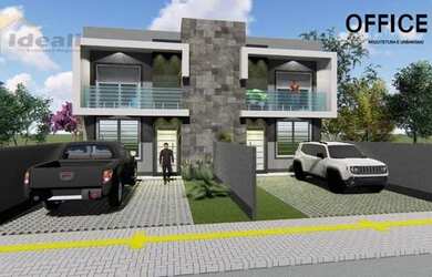 Imagem: A casa possui 3 Dormitórios, 2 Banheiros, 2 Vagas na garagem