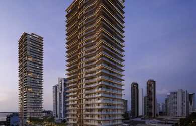 Imagem: O apartamento possui 3 Dormitórios, 5 Banheiros, 2 Vagas na