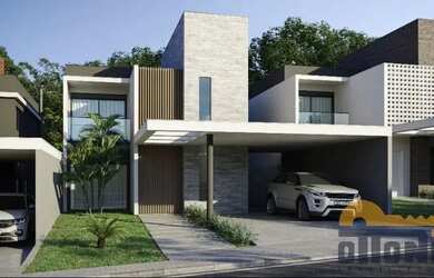 Imagem: A casa em condomínio possui 3 Dormitórios, 4 Banheiros, 4