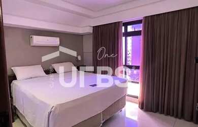 Imagem: O studio possui 1 Dormitório, 2 Banheiros, 1 Vaga na garagem