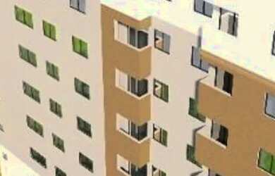 Imagem: O apartamento possui 3 Dormitórios, 1 Banheiro, 1 Vaga na garagem