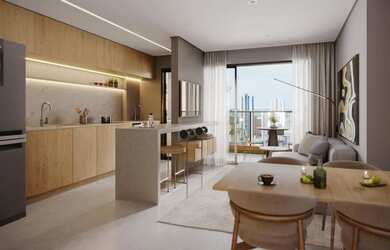 Imagem: O apartamento possui 3 Dormitórios, 2 Banheiros, 1 Vaga na