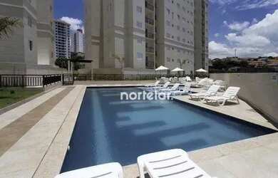 Imagem: O apartamento possui 2 Dormitórios, 1 Banheiro, 1 Vaga na garagem