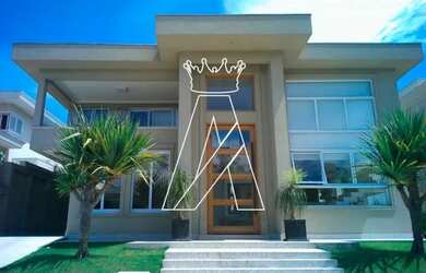 Imagem: A casa em condomínio possui 4 Dormitórios, 5 Banheiros, 5