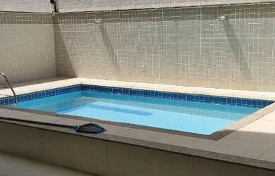 Imagem: O apartamento na cobertura possui 3 Dormitórios, 4 Banheiros