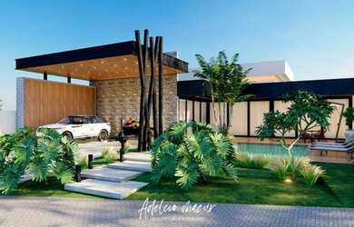 Imagem: A casa possui 4 Dormitórios, 5 Banheiros, 4 Vagas na garagem