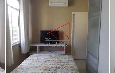 Imagem: O apartamento possui 1 Dormitório, 2 Banheiros, 1 Vaga na garagem