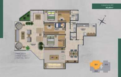 Imagem 10: Cobertura 3 Quartos - Lançamento na Benvindo de Novaes- Recreio dos Bandeirantes