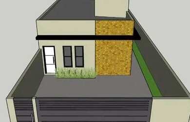 Imagem: A casa possui 3 Dormitórios, 2 Banheiros, 2 Vagas na garagem