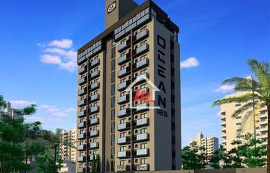 Imagem: O apartamento possui 1 Dormitório, 1 Banheiro, 1 Vaga na garagem