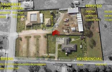 Imagem: O terreno possui 21.203m² de Área e está localizado em Colônia