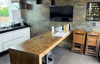 Imagem: O apartamento na cobertura possui 3 Dormitórios, 2 Banheiros