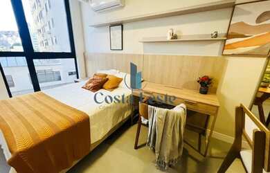 Imagem: O apartamento possui 1 Dormitório, 1 Banheiro, 40m² de Área