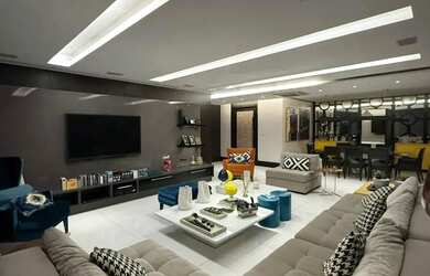 Imagem: O apartamento possui 4 Dormitórios, 5 Banheiros, 3 Vagas na