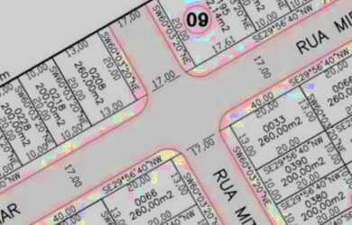 Imagem: O terreno possui 200m² de Área e Imóvel novo e está localizado