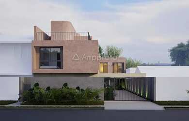 Imagem: Sobrado em condomínio fechado com 3 quartos e terraço no Pilarzinho