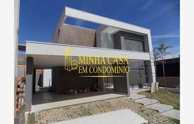 Imagem: A casa em condomínio possui 3 Dormitórios, 4 Banheiros, 2