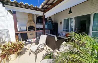 Imagem: O apartamento na cobertura possui 4 Dormitórios, 4 Banheiros