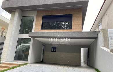 Imagem: A casa em condomínio possui 4 Dormitórios, 5 Banheiros, 4