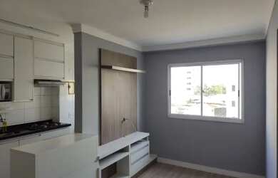 Imagem: O apartamento possui 2 Dormitórios, 1 Banheiro, 1 Vaga na garagem