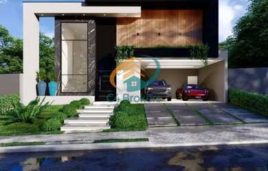 Imagem: A casa possui 4 Dormitórios, 4 Banheiros, 4 Vagas na garagem